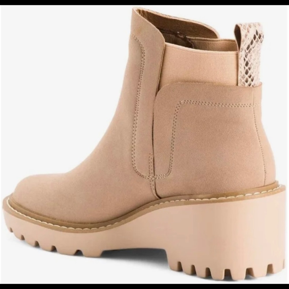 Catherine Malandrino Women’s Sole Wedge Booties